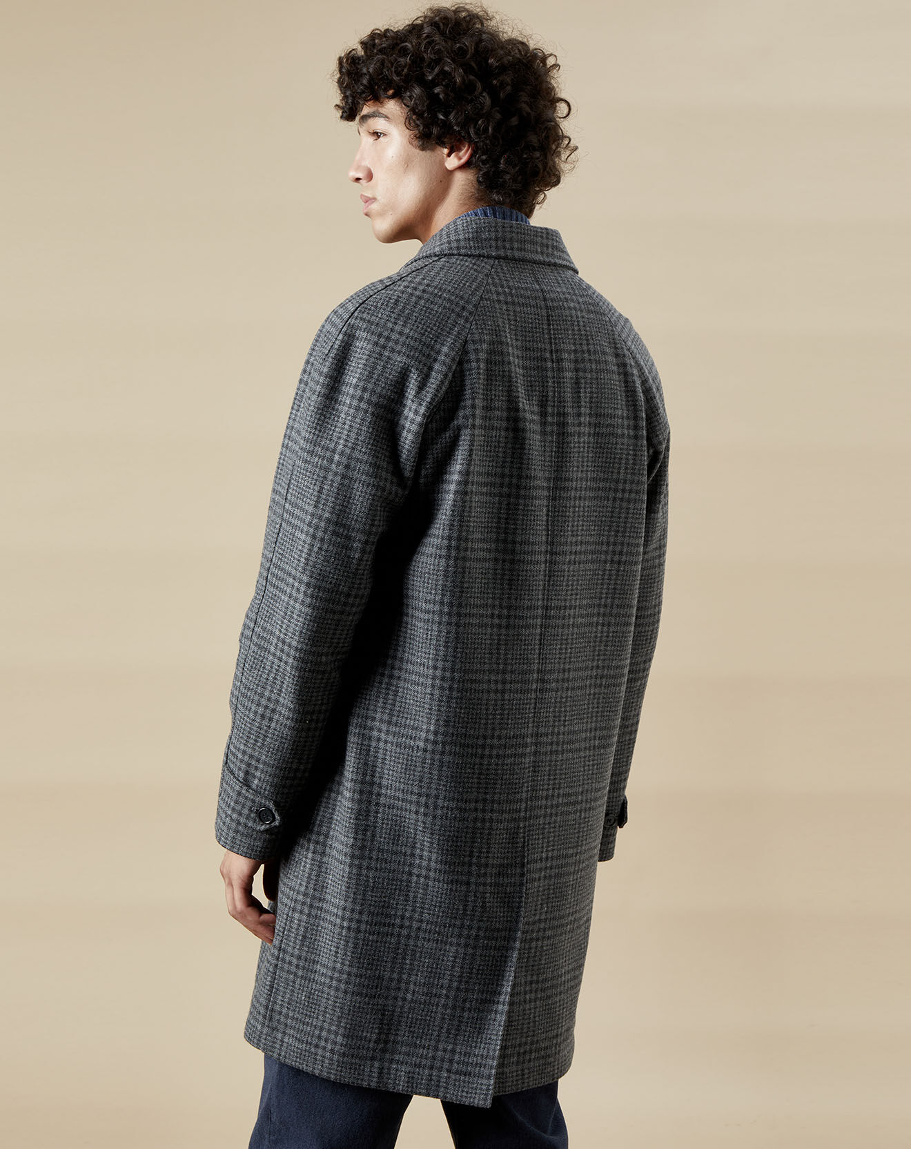 Hartford Manteau en Laine mélangée Calvin gris/charcoal
