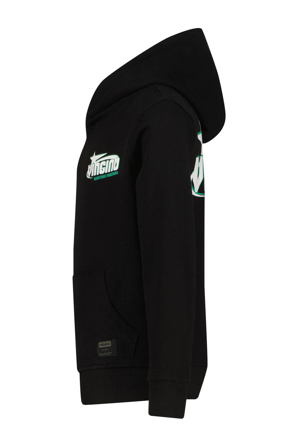 Vingino hoodie Nar met backprint zwart