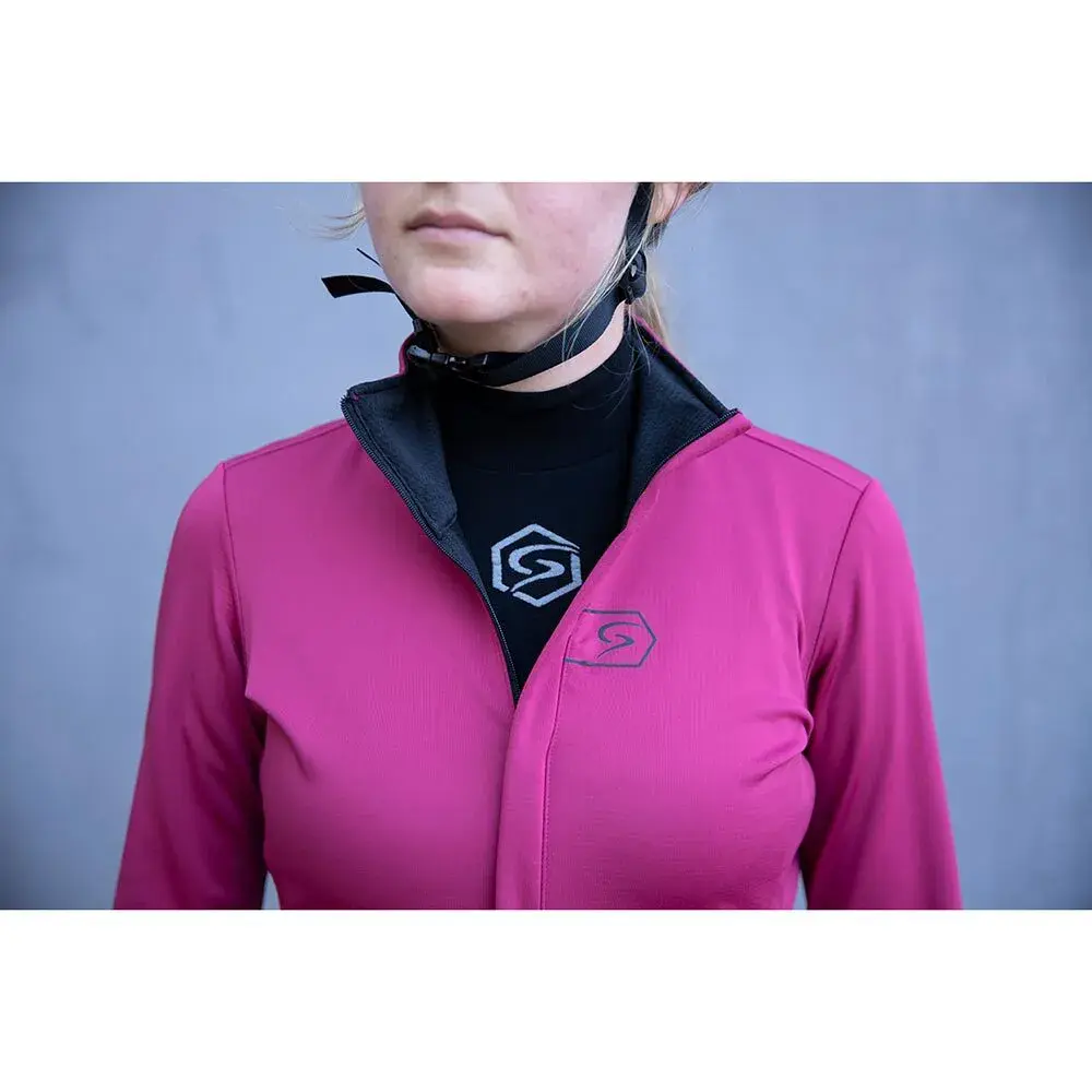 FUTURUM Recycled Thermoshirt Lange mouwen Zwart Dames