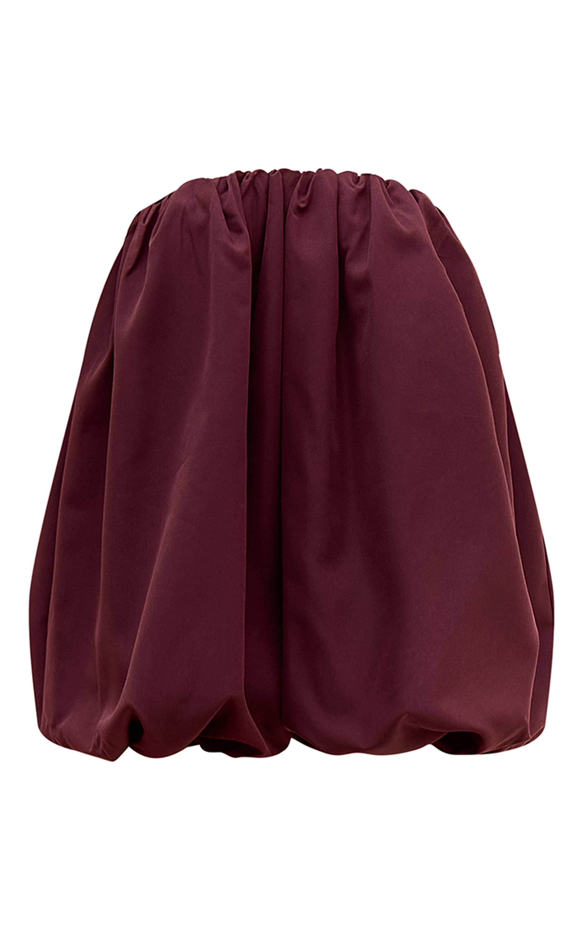 Dark Plum Combi-short Bouffante