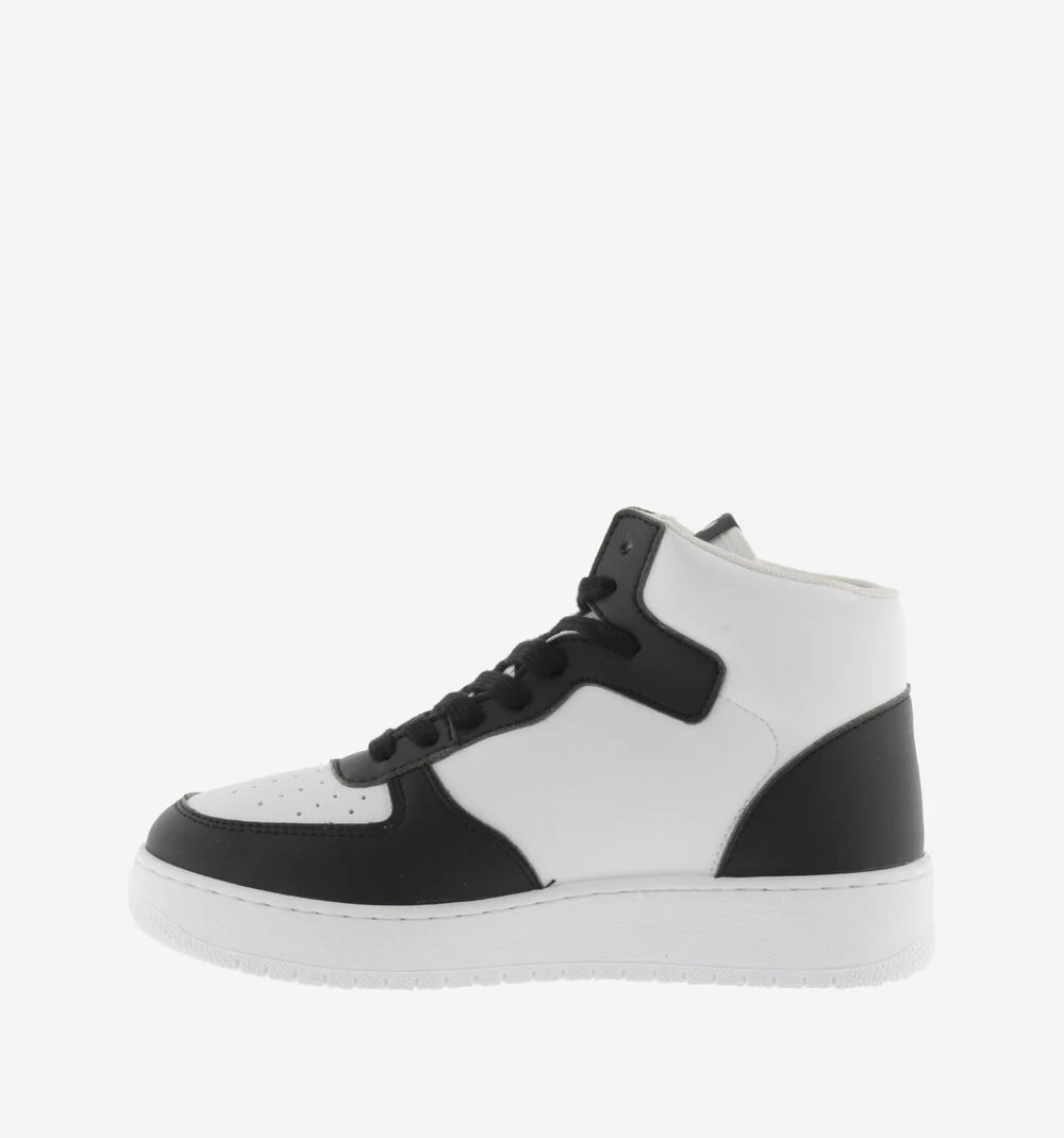 MADRID FAUX LEATHER MID BOOTNEGRO