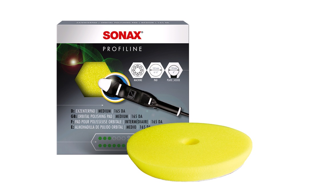 SONAX Polerskive Gul Ø155 Medium