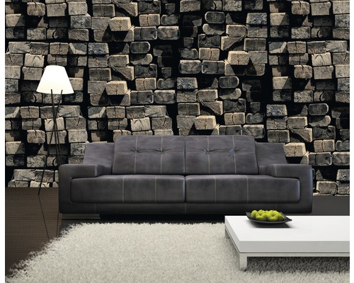 Vliesbehang 2913 VEXXL Bakstenen muur 3-delige set 312 x 219 cm