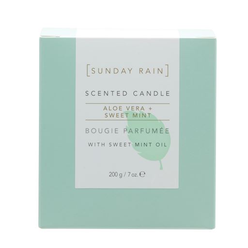 Sunday Rain Duftlys, Aloe Vera & Sweet Mint