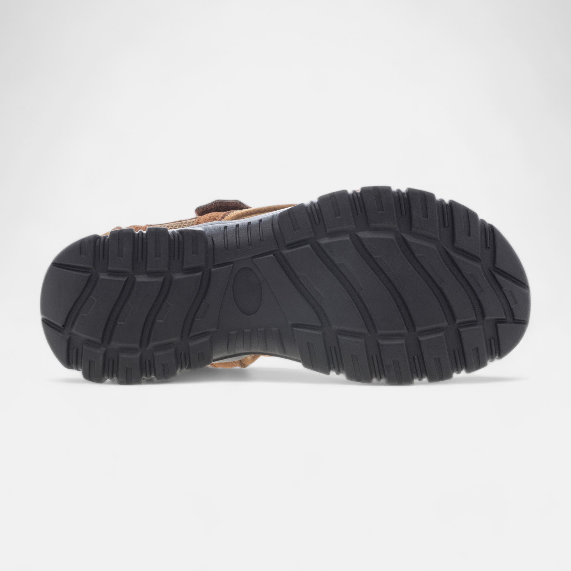 Sandales Homme en cuir cognac