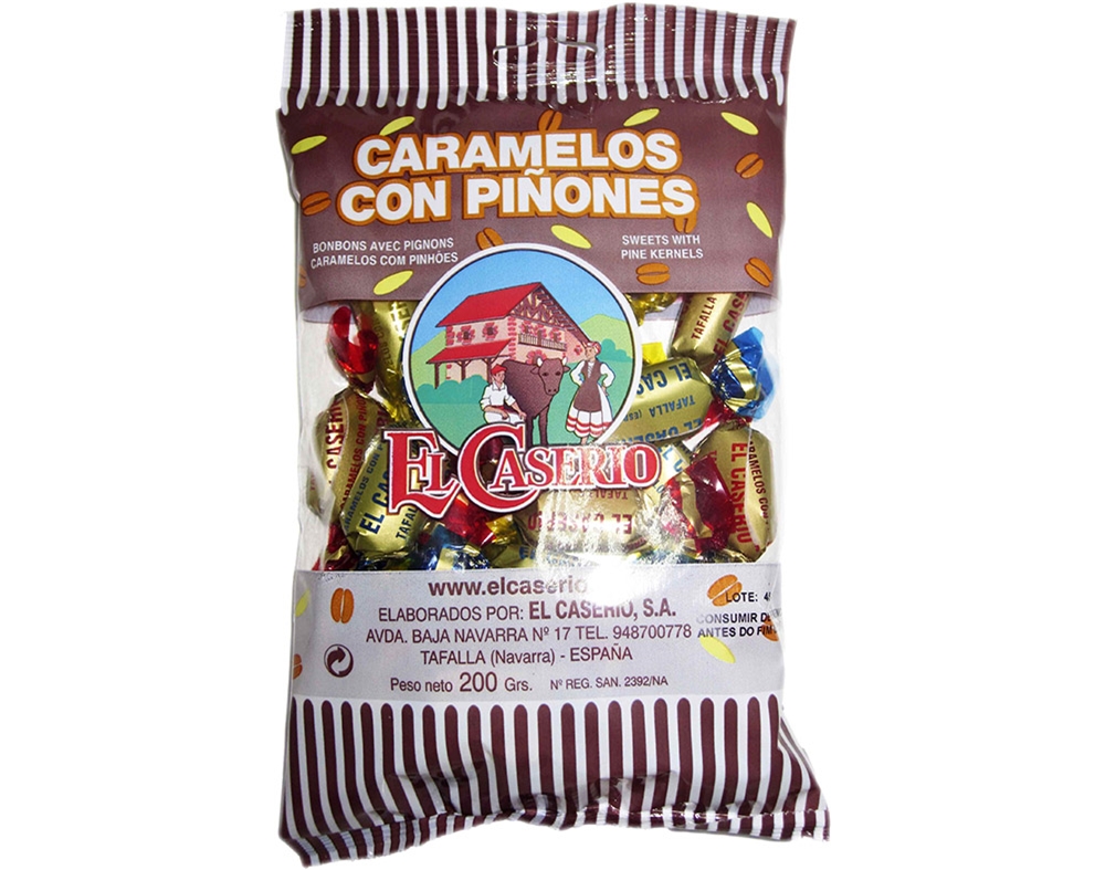 CARAMELOS EL CASERIO PINHÃO 200G