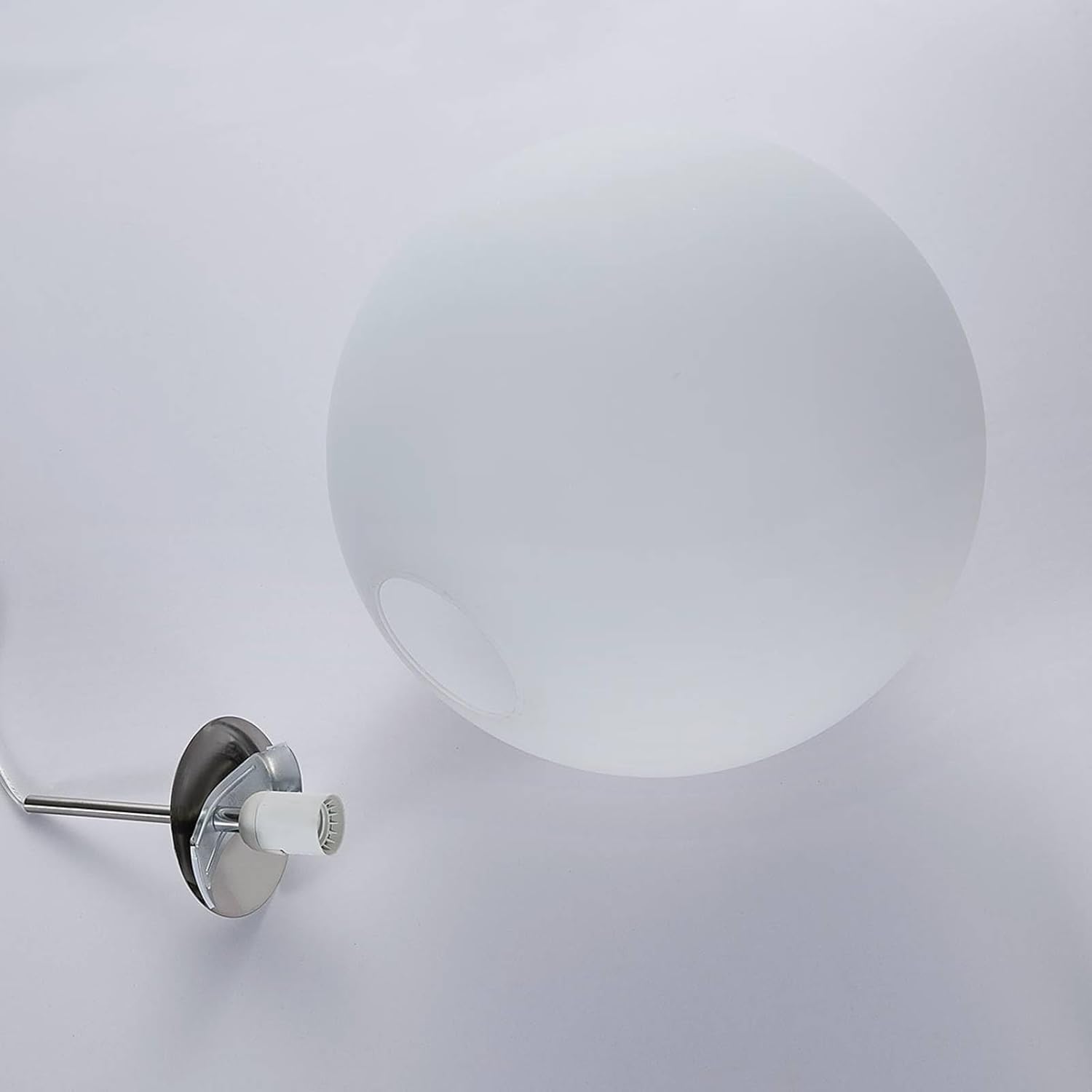 Lindby Pendelleuchte Marike (Modern) in Weiß aus Glas (1 flammig, E27) - Hängelampe Esstischlampe Hängeleuchte Wohnzimmerleuchte