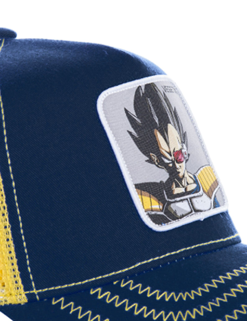 CAPSLAB CASQUETTE TRUCKER VEGETA BLEU/JAUNE
