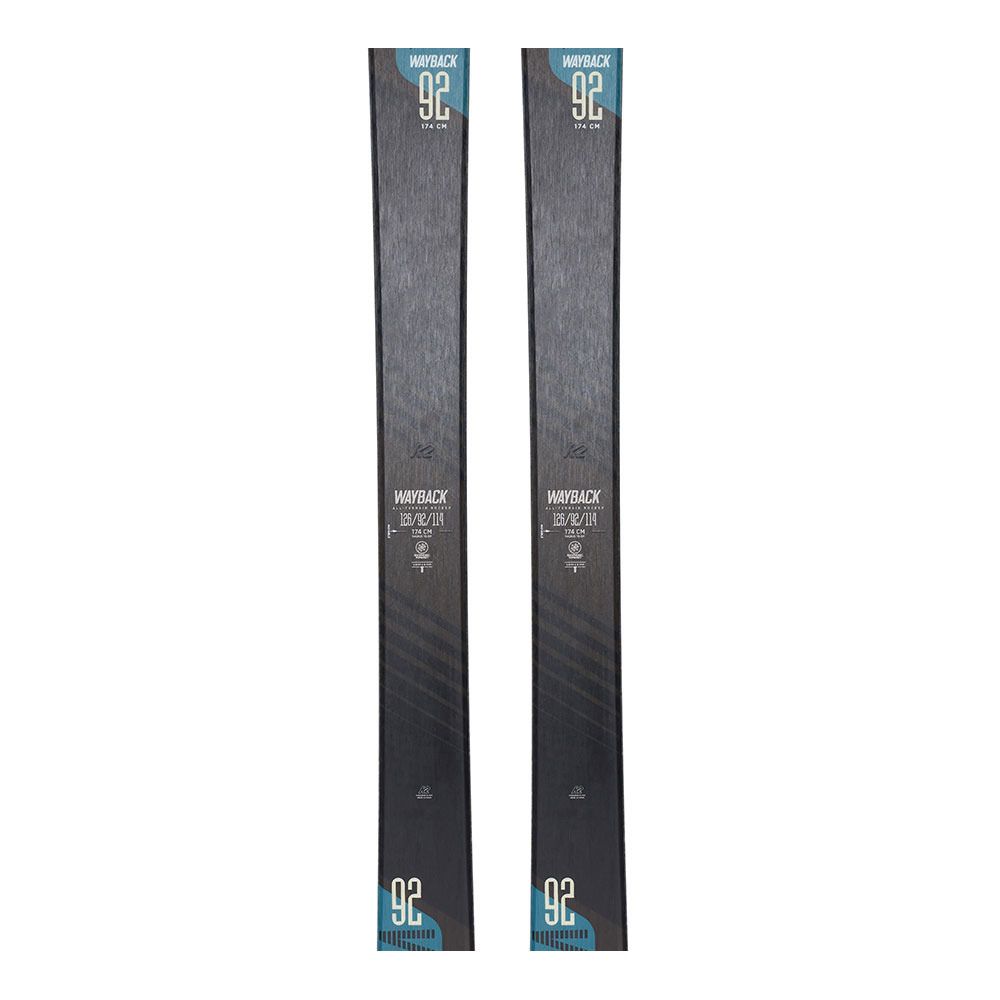 K2 WAYBACK 92 - Skis randonné Homme black/white/blue