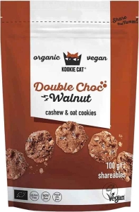 Kookie Cat Double Choc Walnuss Keks, 100 g