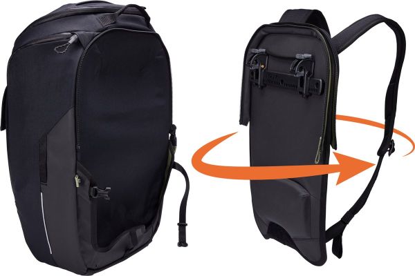 Thule Paramount Cykeltaske/Rygsæk, Black