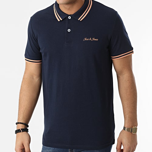 Polo Manches Courtes Nery Bleu Marine
