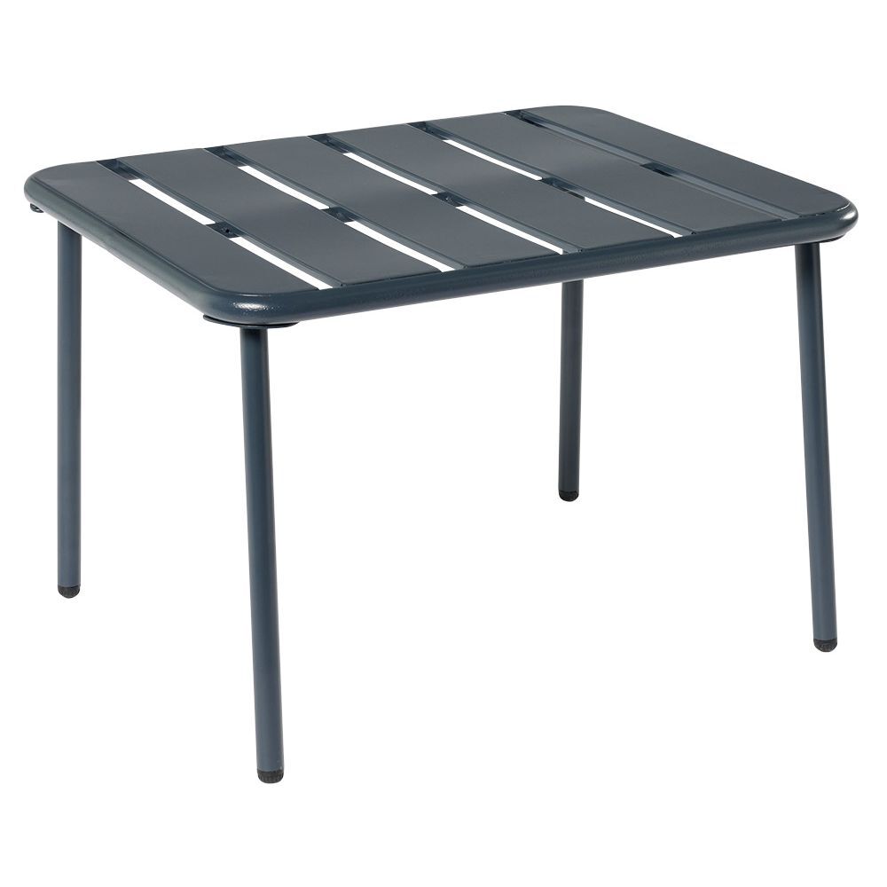 Table basse de jardin Fun métal gris