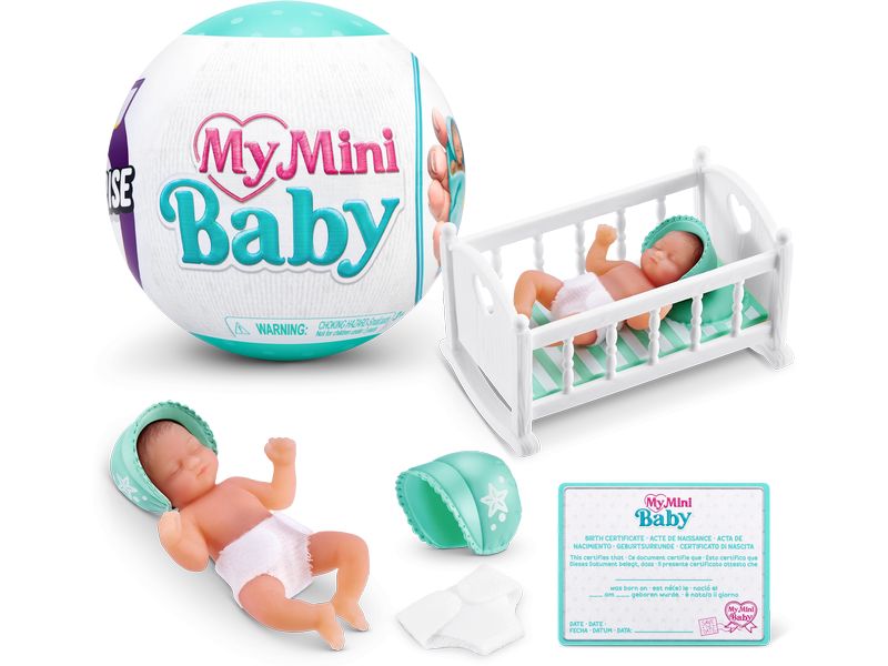 Zuru 5 Surprise My Mini Baby Series 1 assortiert Realistische Mini-Babys inkl. Zubehör