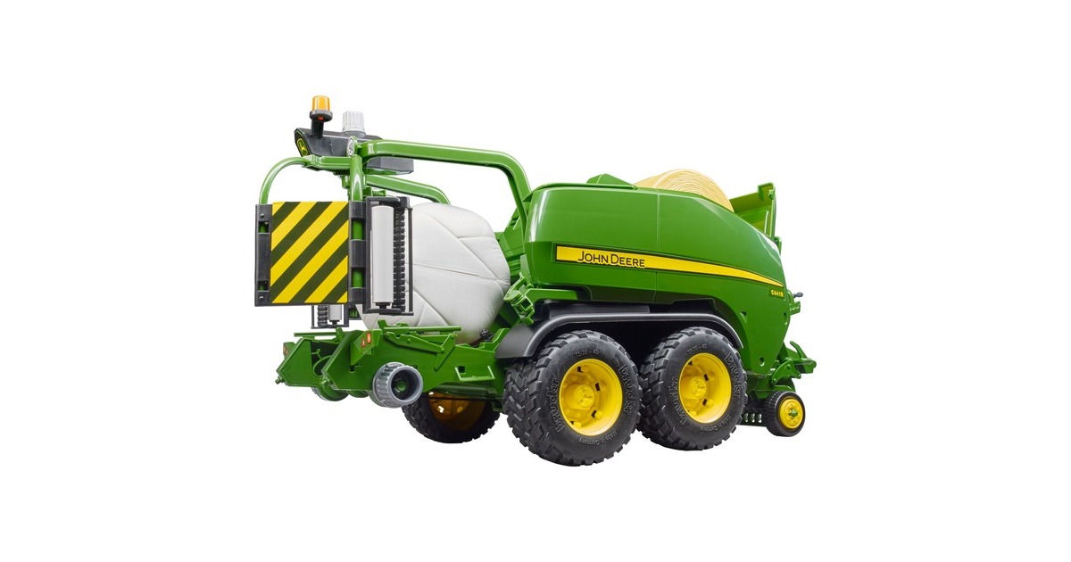 bruderJohn Deere C441 Ronde balenpers en wikkelmachine Modelvoertuig  (02032)