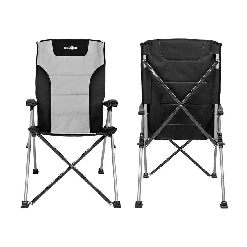 Brunner Raptor Hoge Rug vouwstoel - Grey