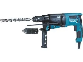 Makita HR2631FTJ - Roterende hammer - 800 W - 3 tilstande - SDS-plus - 2.4 Joule