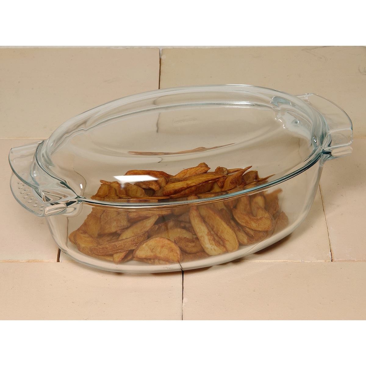 Pyrex Cocotte 39 x 23 cm 4,5 liter Klar