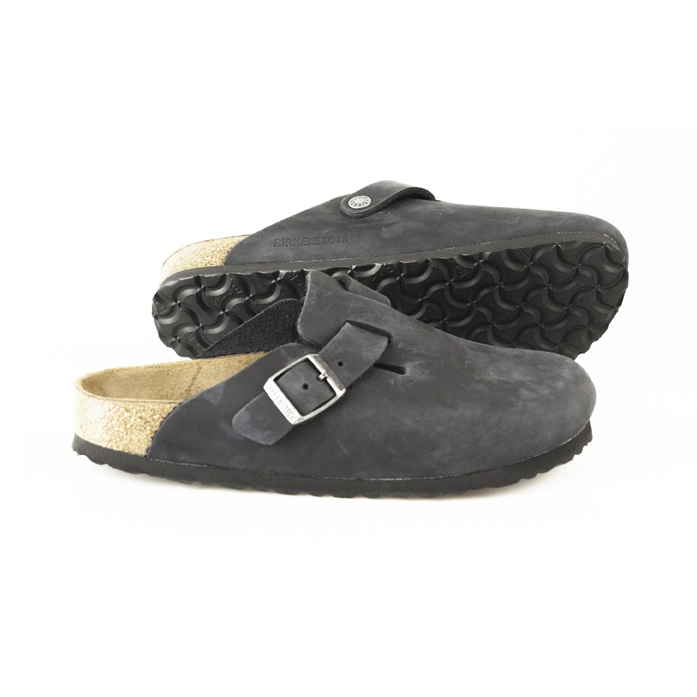 Birkenstock Boston Sandalen schwarz
