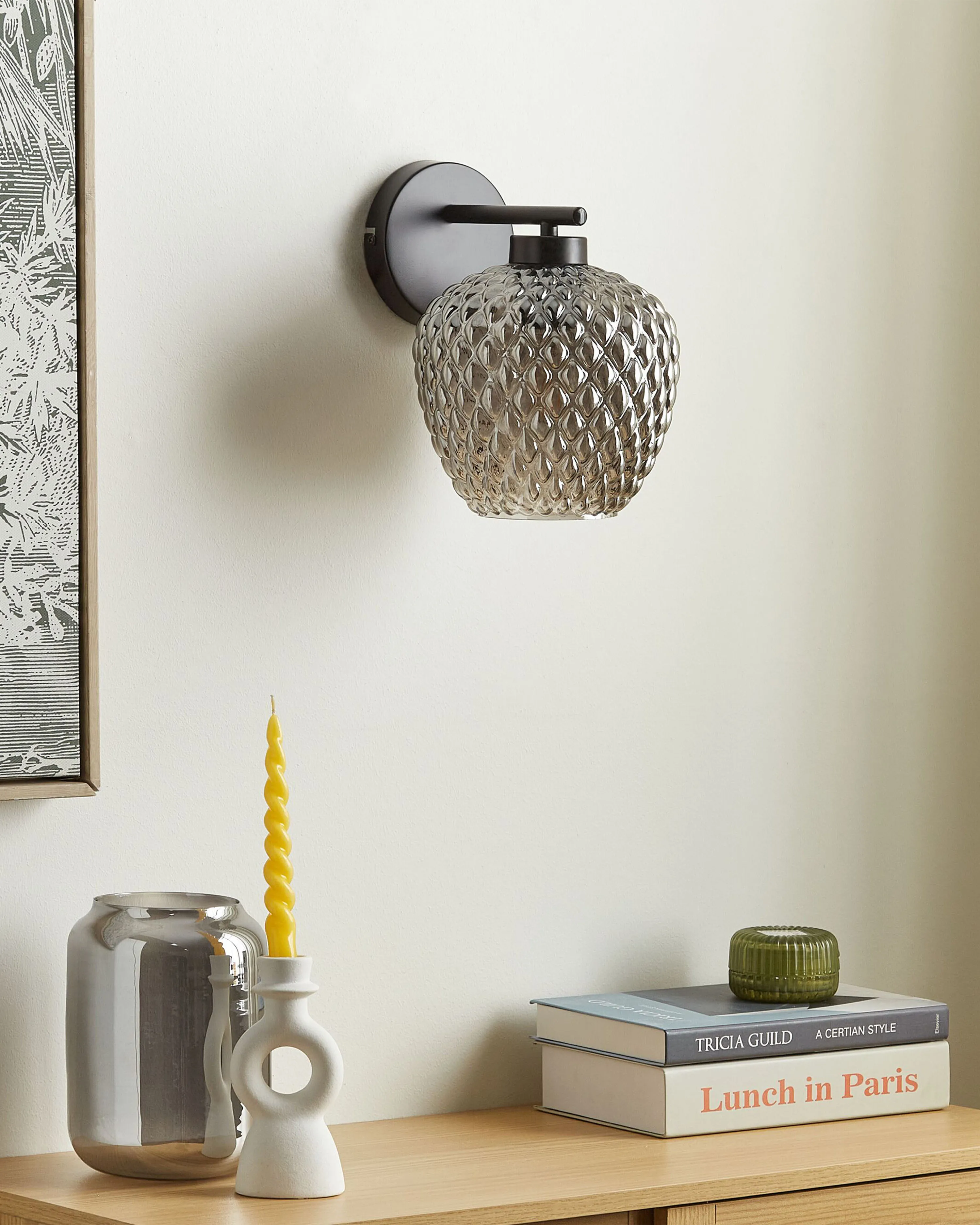 Wandlamp SHERRY Metaal Grijs