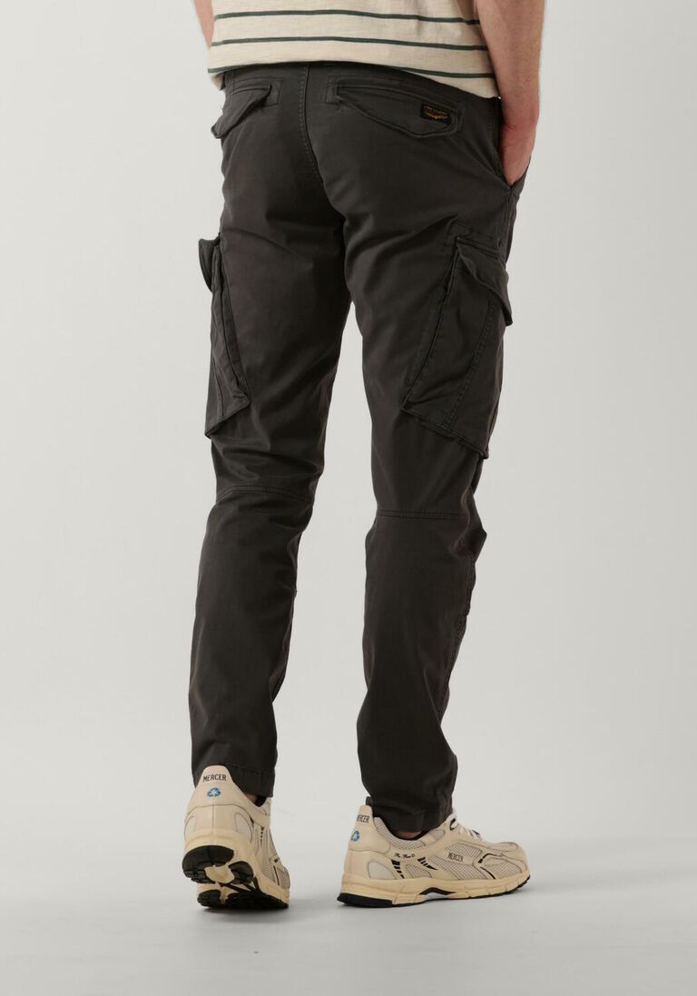 PME LEGEND donkergrijze pme legend cargobroeken norddrop cargo stretch twill