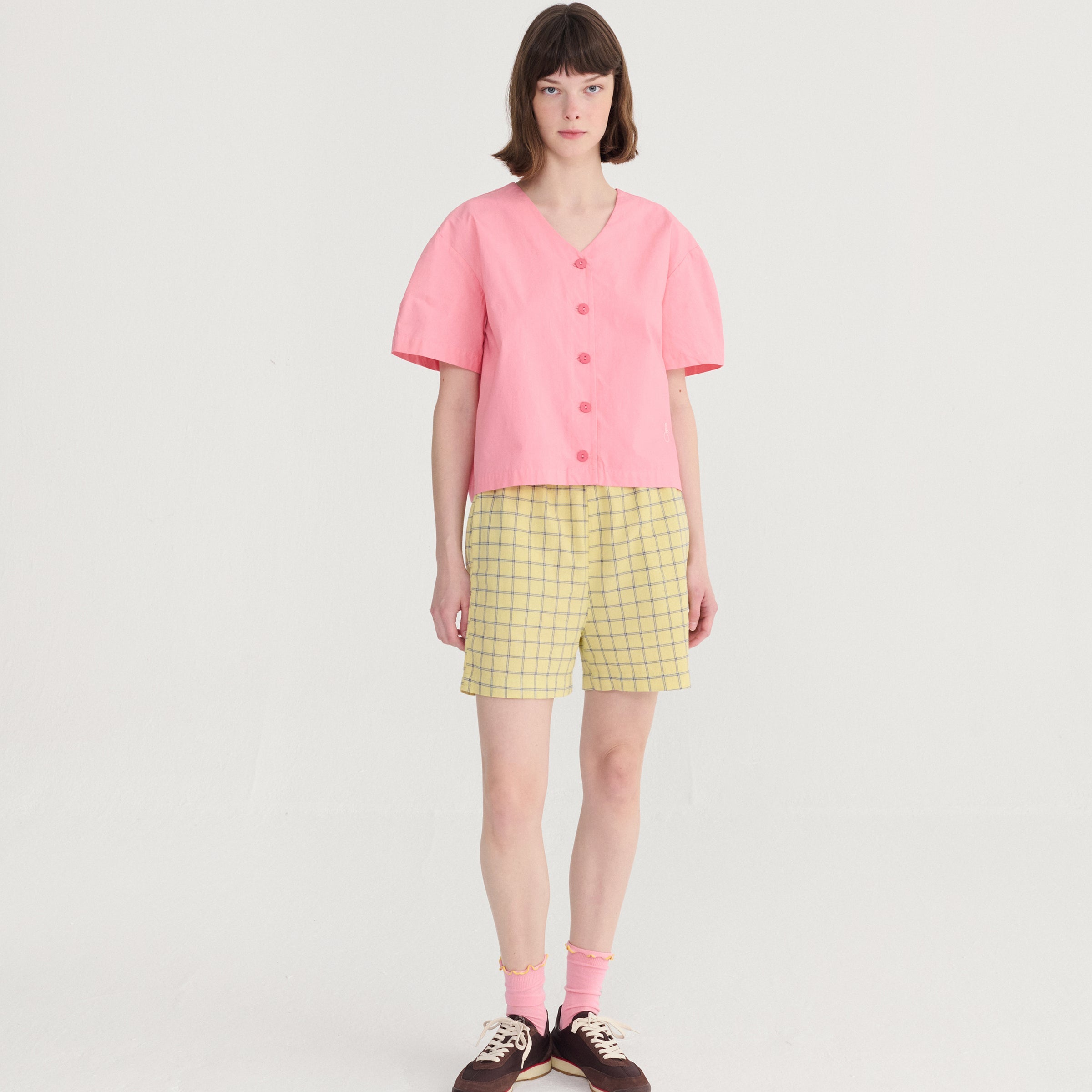 Adult Bluse Paper Touch Pink