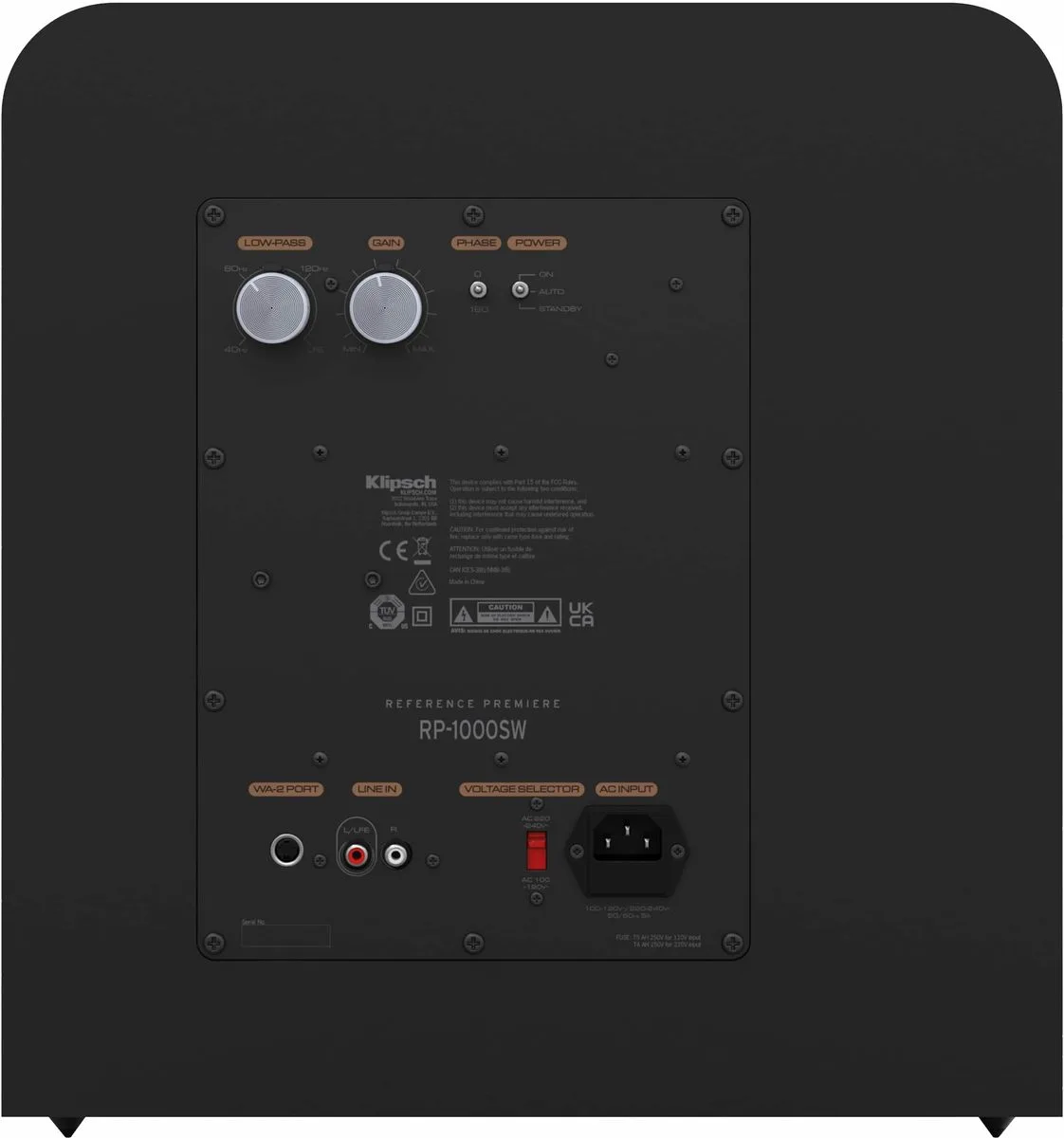 Klipsch RP-1000SW Caissons de basses