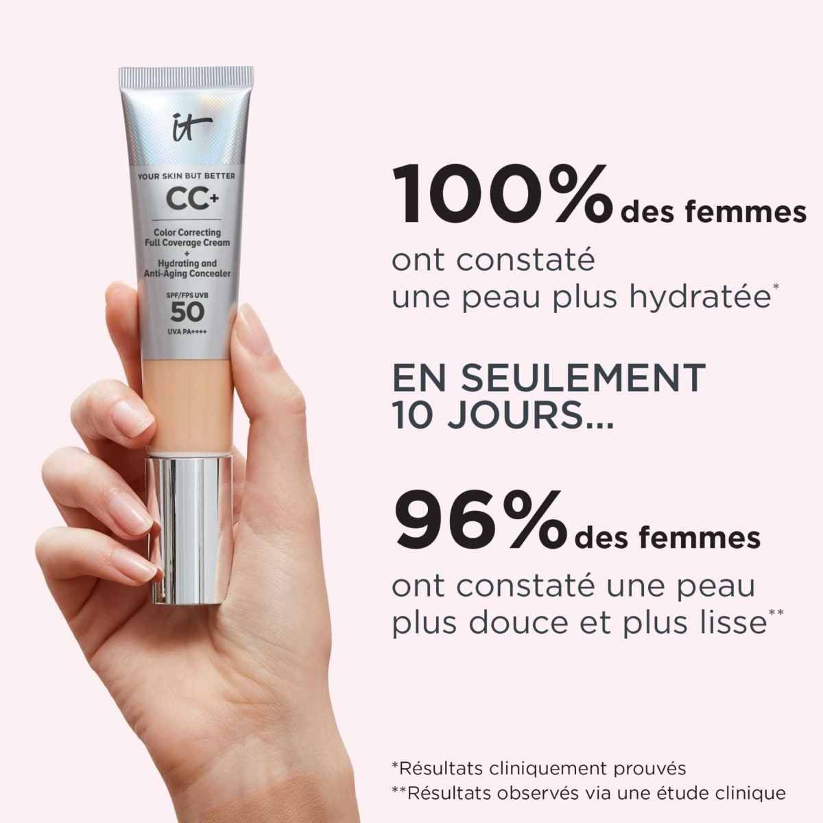 It Cosmetics Your Skin But Better CC+ Cream SPF 50+ Mini CC Crème Correctrice Haute Couvrance