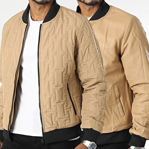 Veste Bomber Camel Réversible