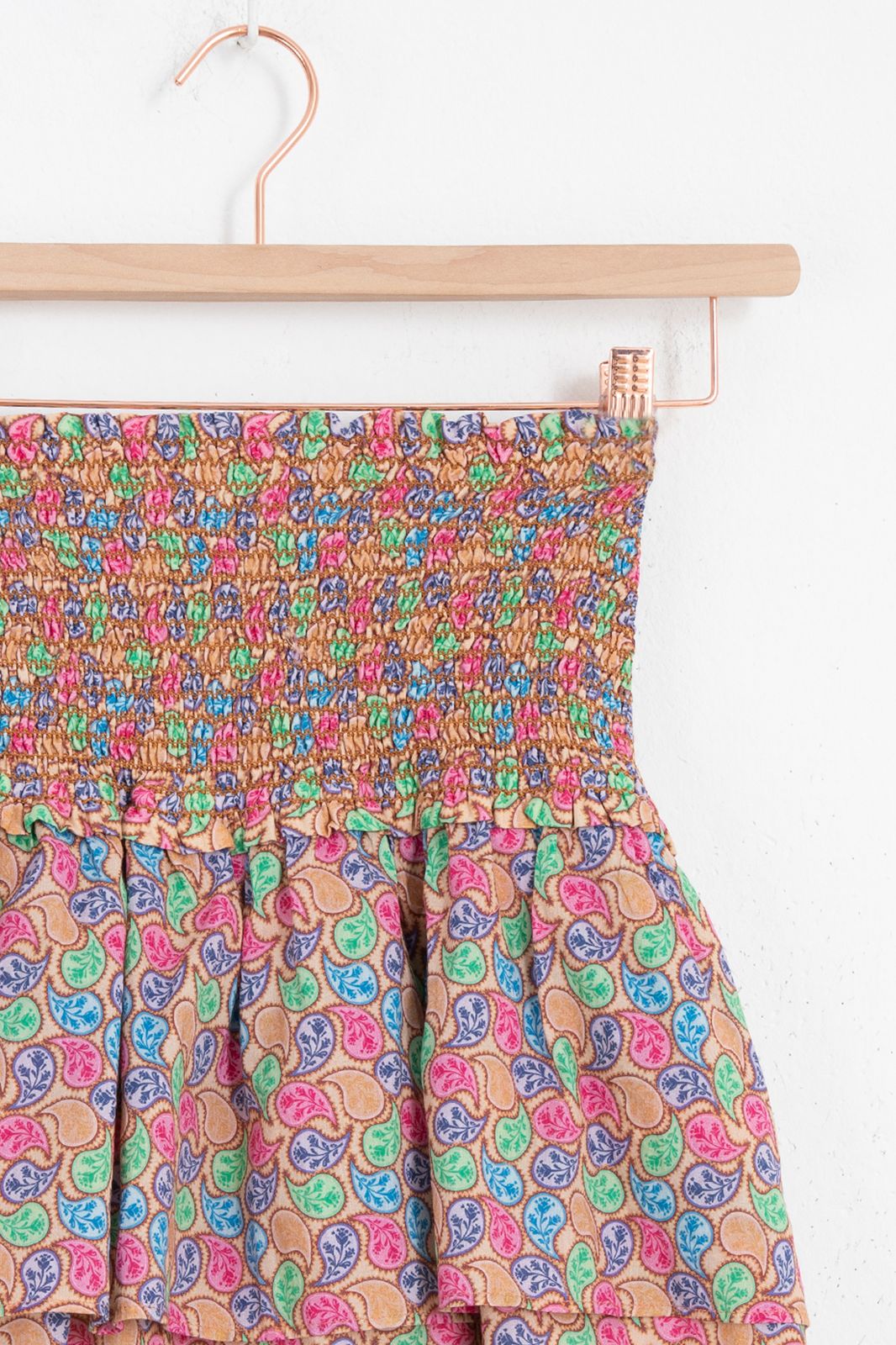 Multicolour rok met paisley print