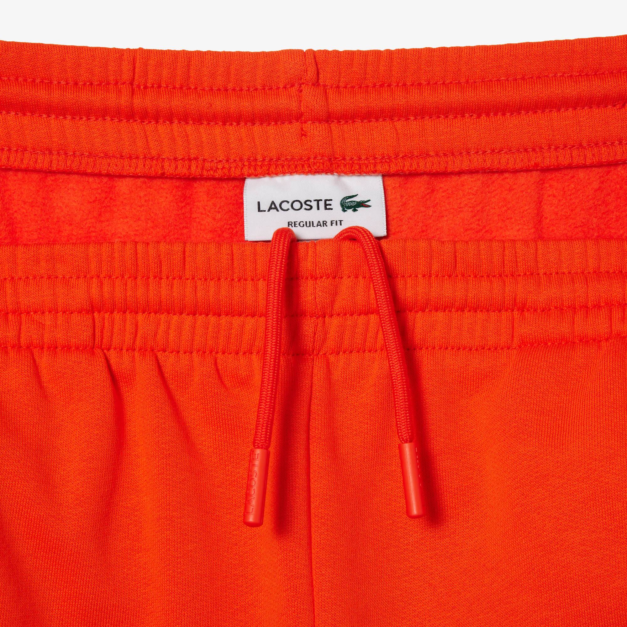 Herren LACOSTE Trainingshose aus aufgerautem Fleece Trainingshosen - Orange - Lacoste - Herren