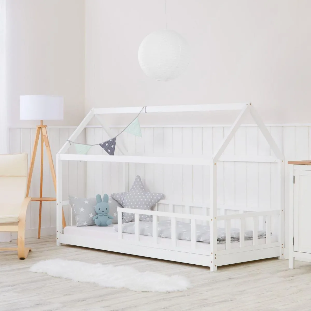 HOMESTYLE4U Lit D'Enfant 90x200 cm