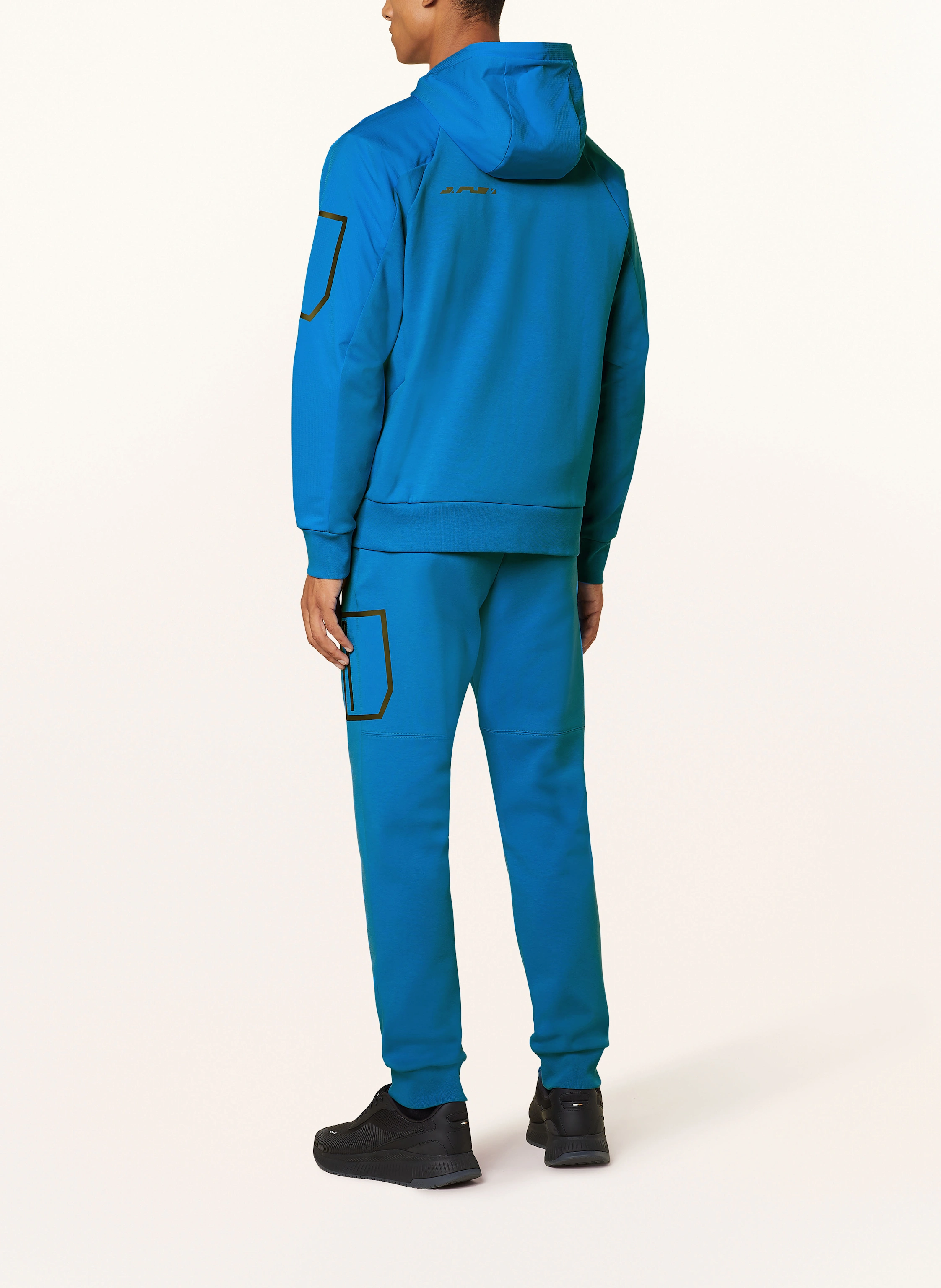BOSS Sweatjacke SARIQ im Materialmix