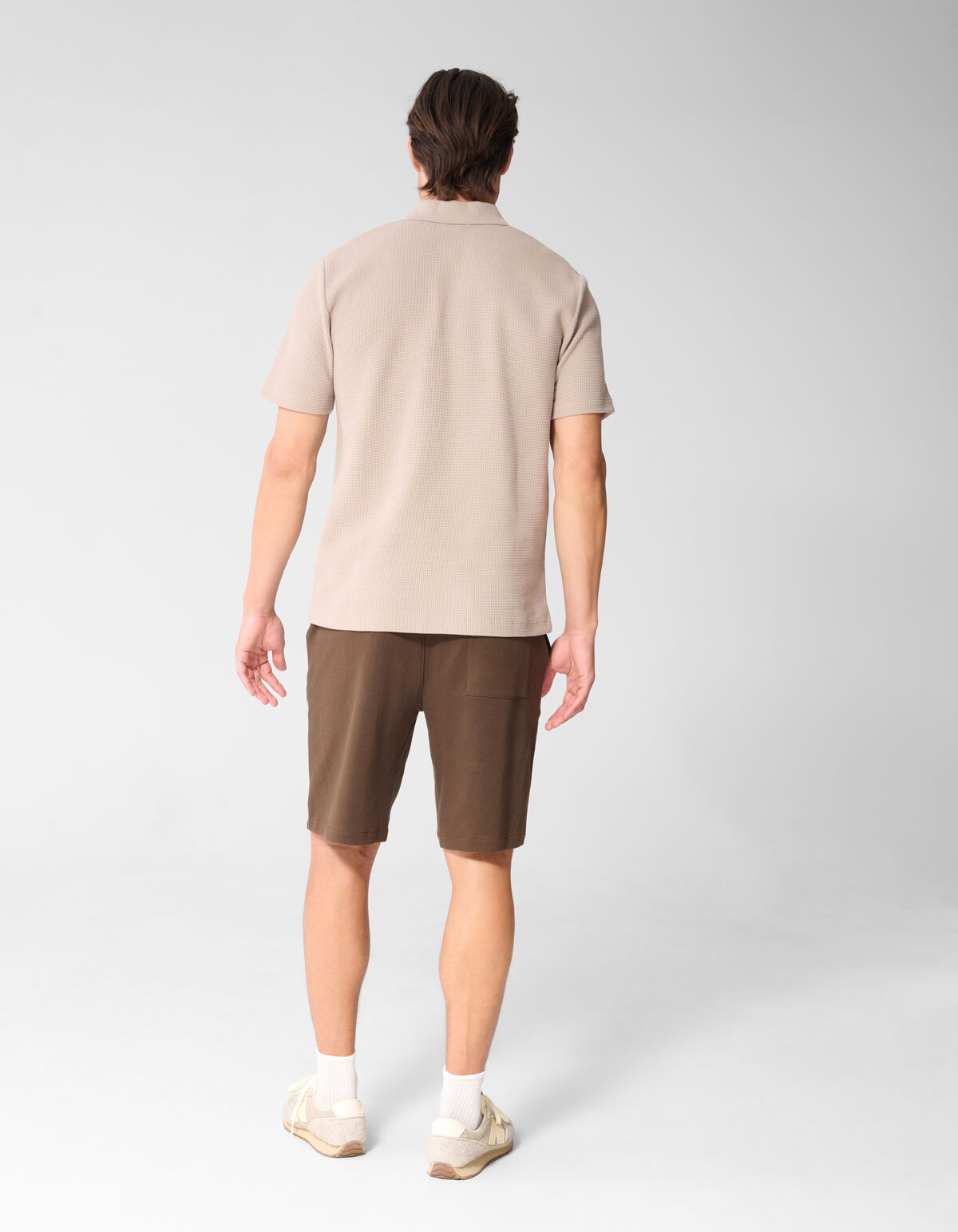 Waffle Polo Lichtbruin