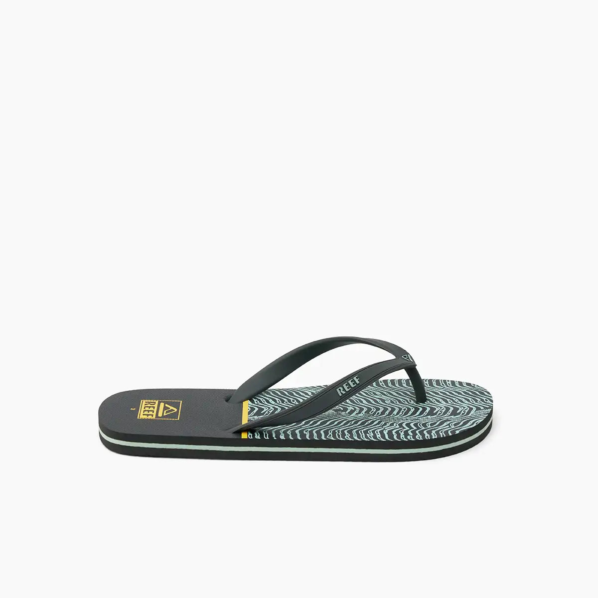 Kids Switchfoot Print Black Yellow Swell