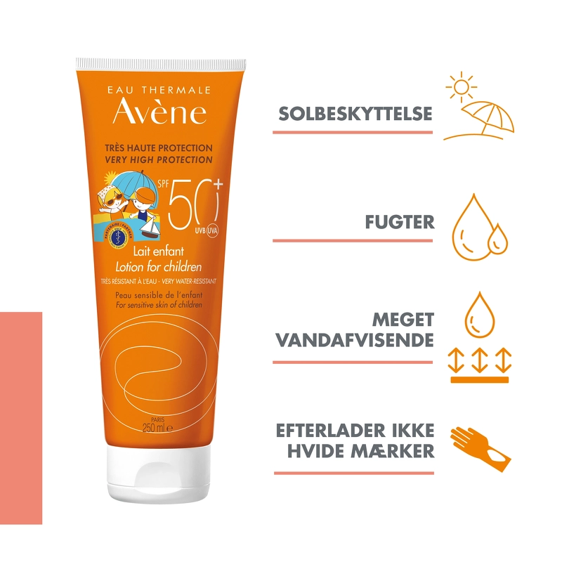 Avène Sun Lotion Kids SPF 50+ - 250 ml