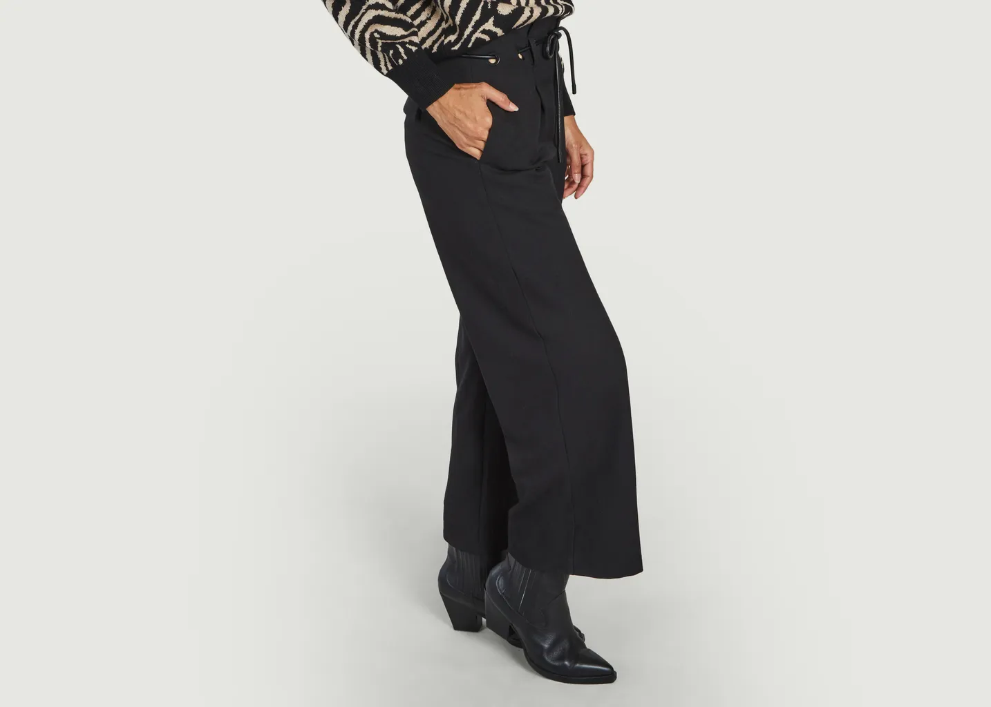 Pantalon paperbag coupe large Johan Suncoo