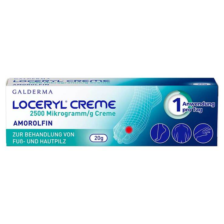 LOCERYL® Creme gegen Fußpilz, 20 g