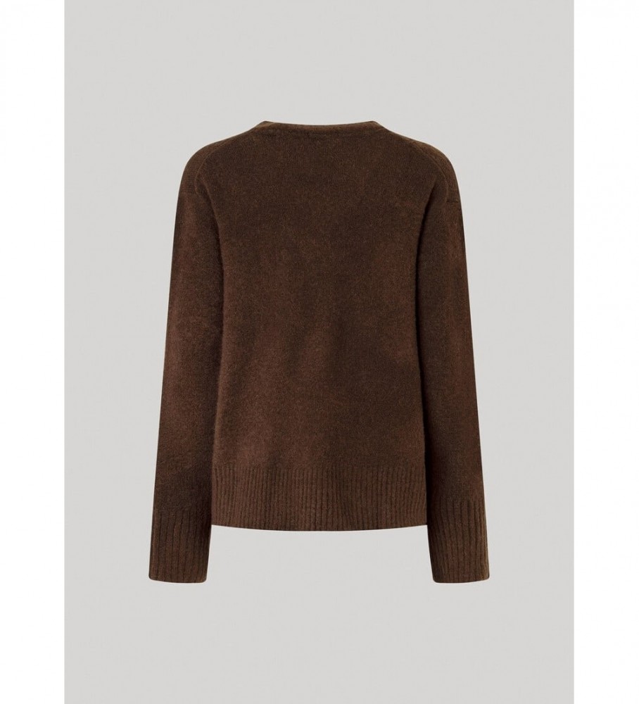 Pepe Jeans Camisola Denisse V castanho