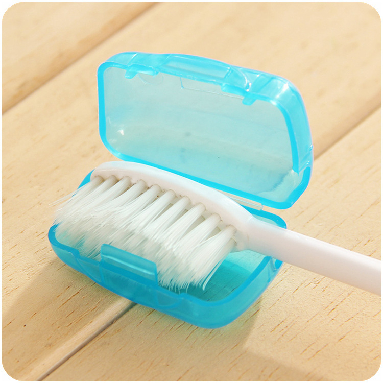 (5er Set) Reise Zahnbürsten Schutzkappe Hygiene Aufbewahrungsbox - Bunt