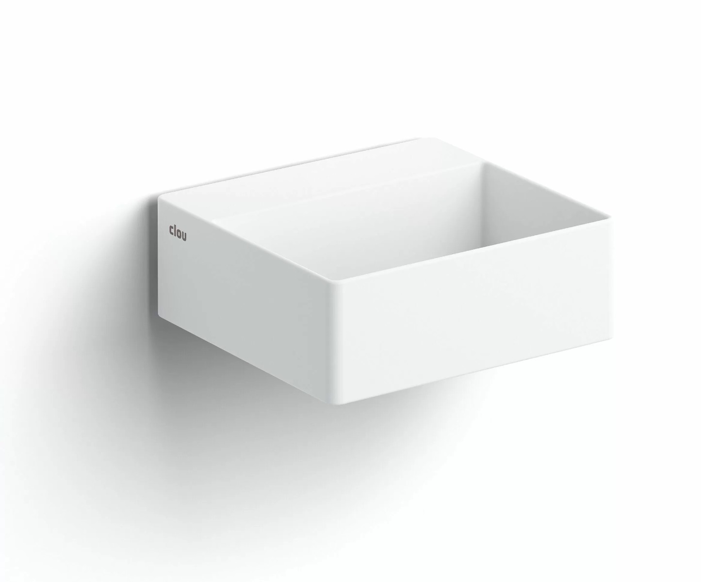 Clou New Flush 1 fontein solid surface 28cm wit mat