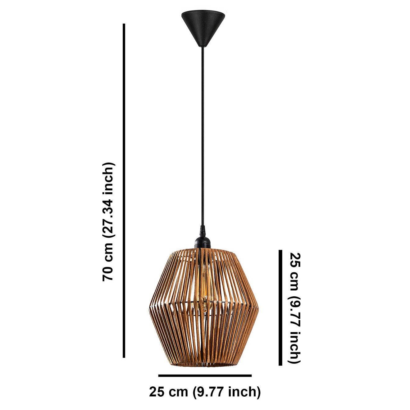 Opviq Suspension Gonio camel - 25x70 cm