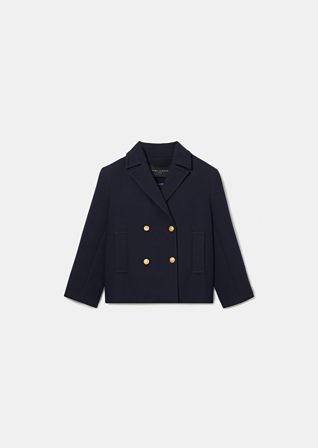 Manteau Marcellobleu nuit en double coton