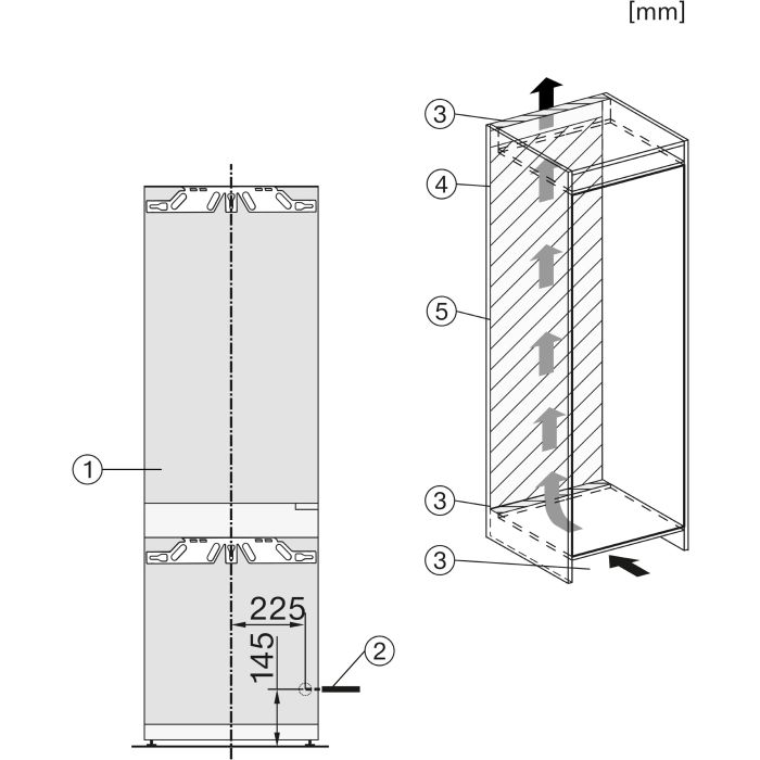 Miele Einbau-Kühlschrank K 7741 F