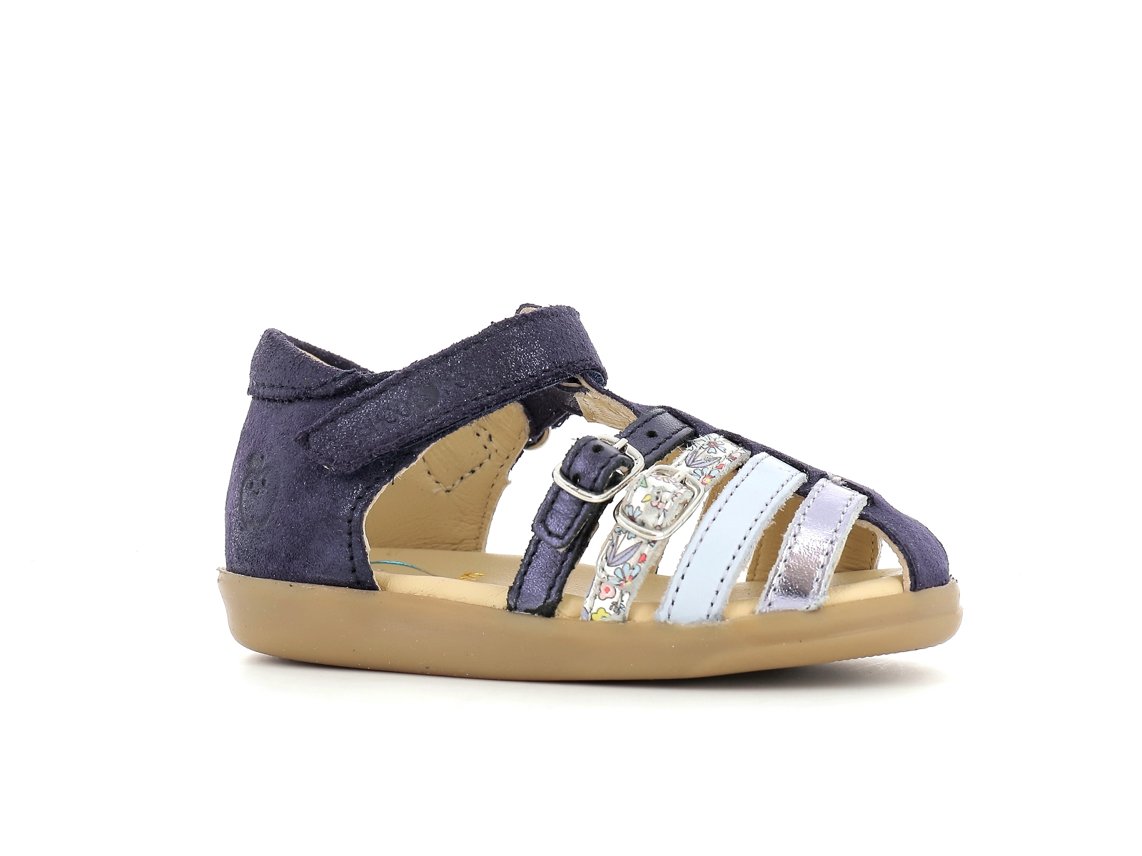 Shoopom-PIKA SPART Cuir Multi Bleu