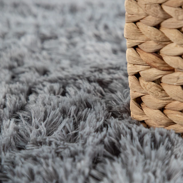 Paco Home Hochflor-Teppich »Silky 591« rechteckig 37 mm Höhe Uni-Farben, besonders weich und kuschelig