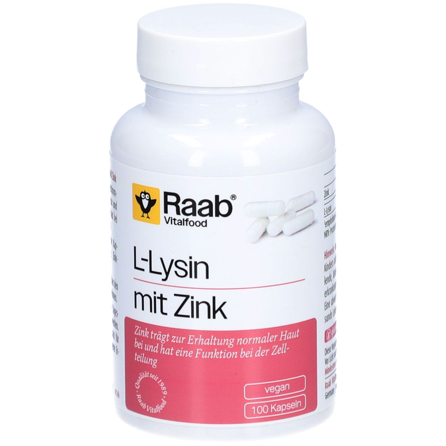 Raab L-Lysin mit Zink