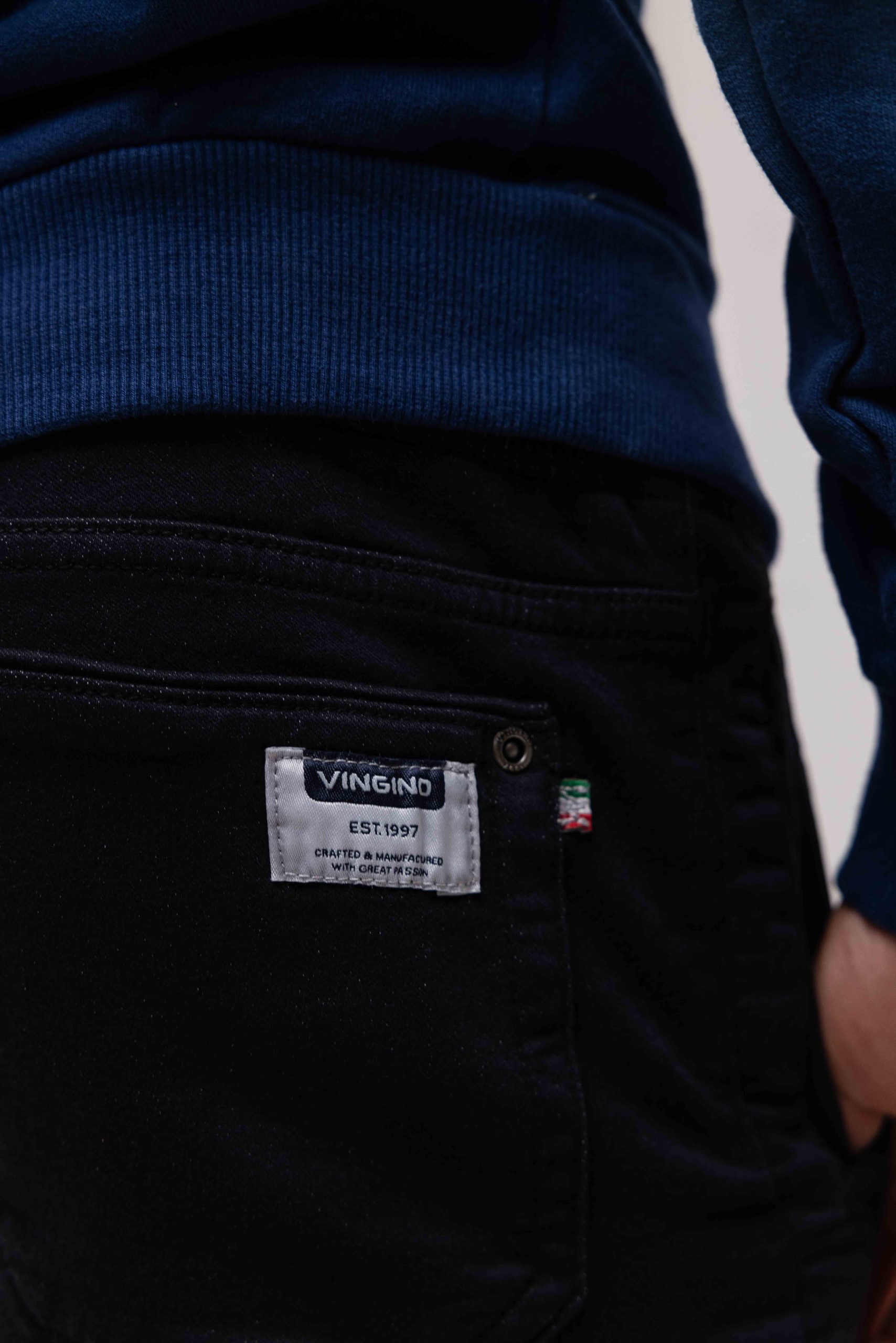 Vingino Claudio Loose Jeans Kids Zwart