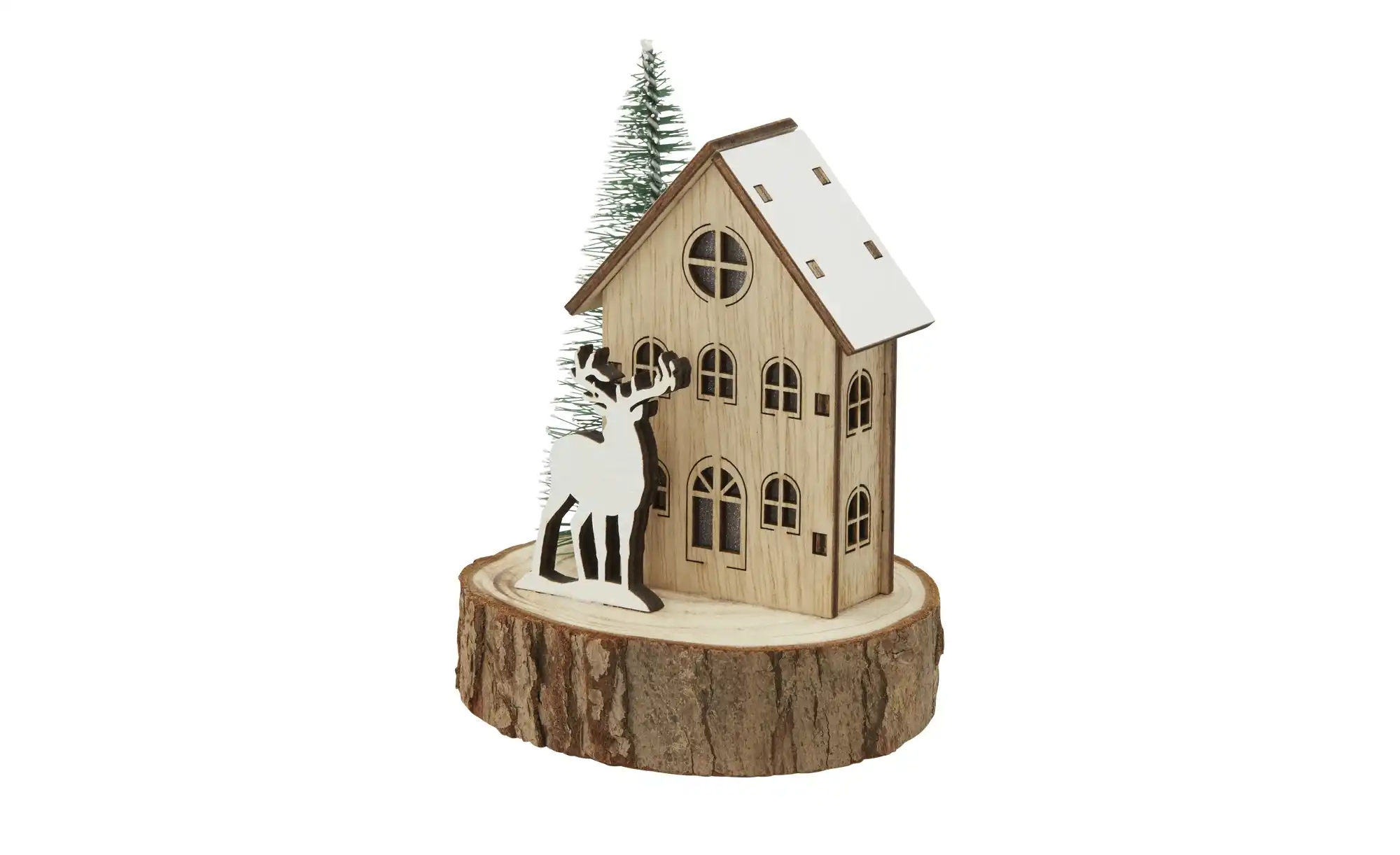 HOME STORY LED Holz Dekoration