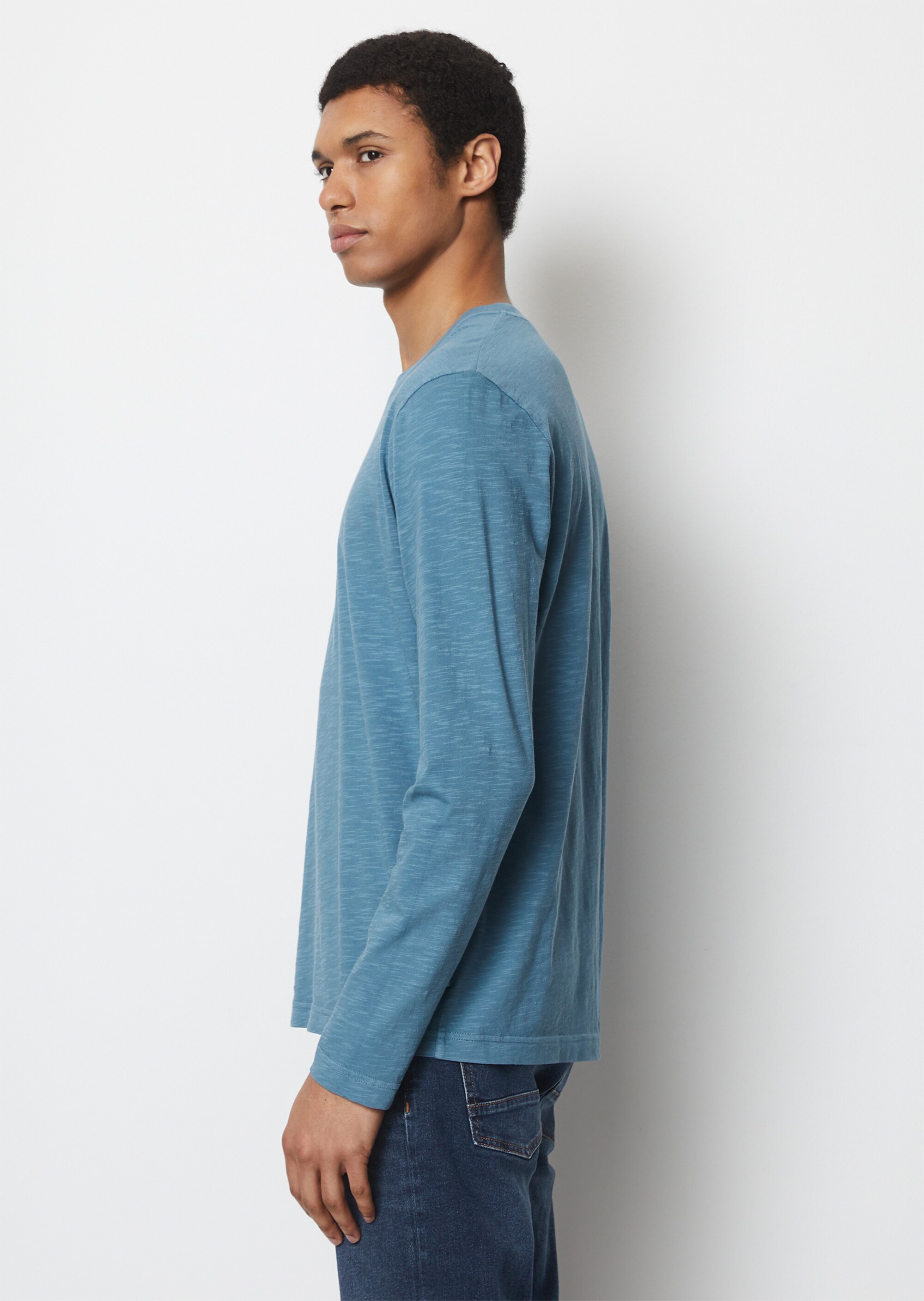 Longsleeve regular in Slub-Jersey-Qualität